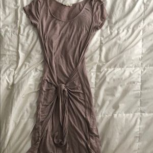 Dark mauve color dress